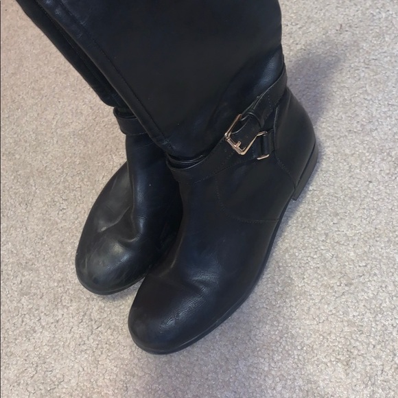 Banana Republic Black Riding Boots 8.5 - Picture 7 of 7